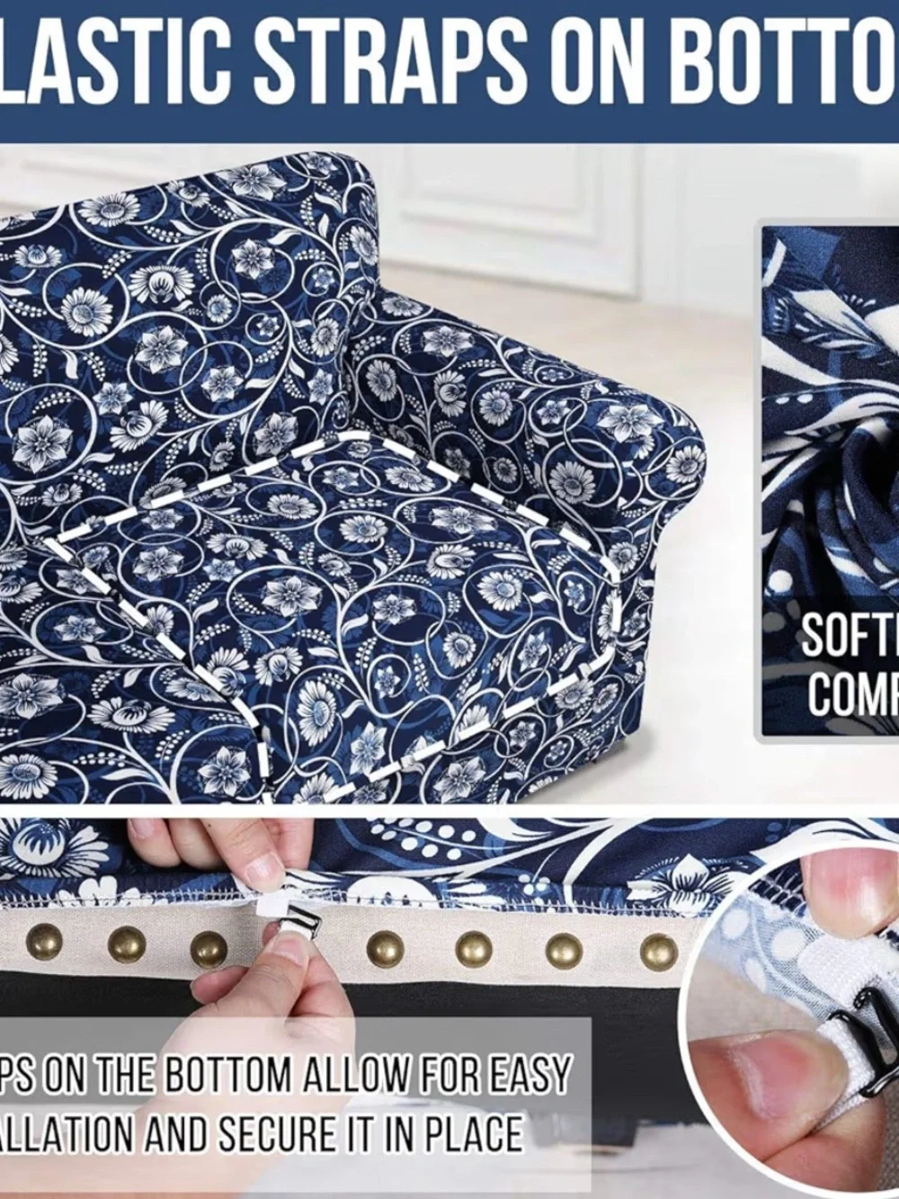 New floral loveseat cover